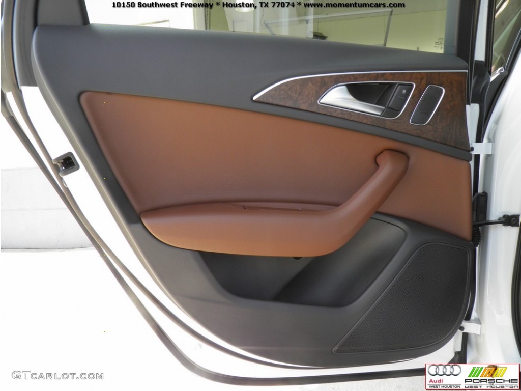 2012 A6 3.0T quattro Sedan - Ibis White / Nougat Brown photo #30