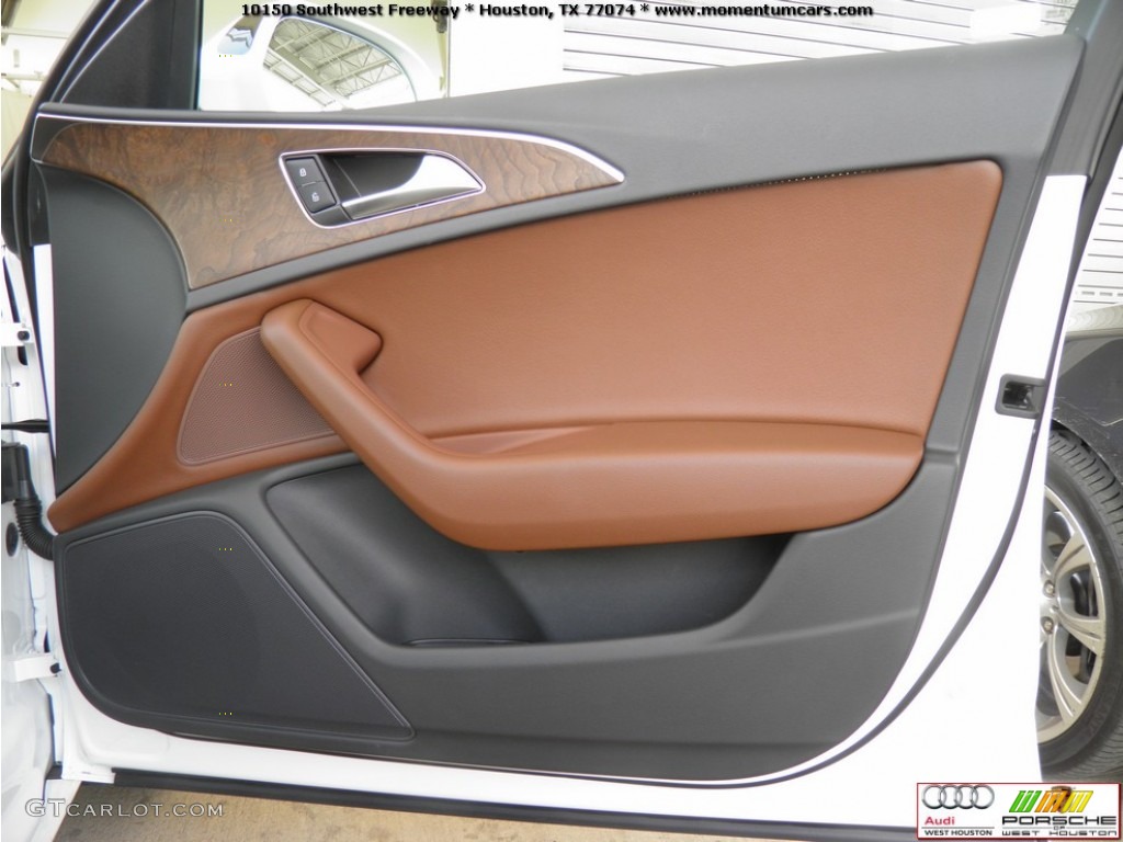 2012 A6 3.0T quattro Sedan - Ibis White / Nougat Brown photo #32