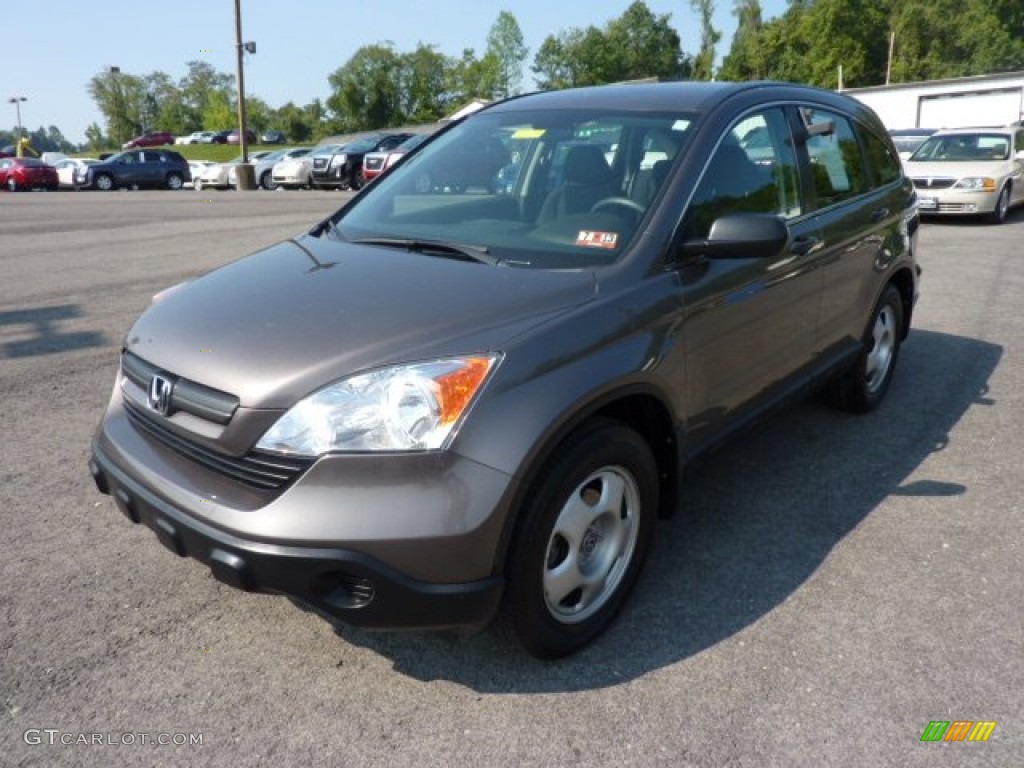 2009 CR-V LX 4WD - Urban Titanium Metallic / Black photo #3
