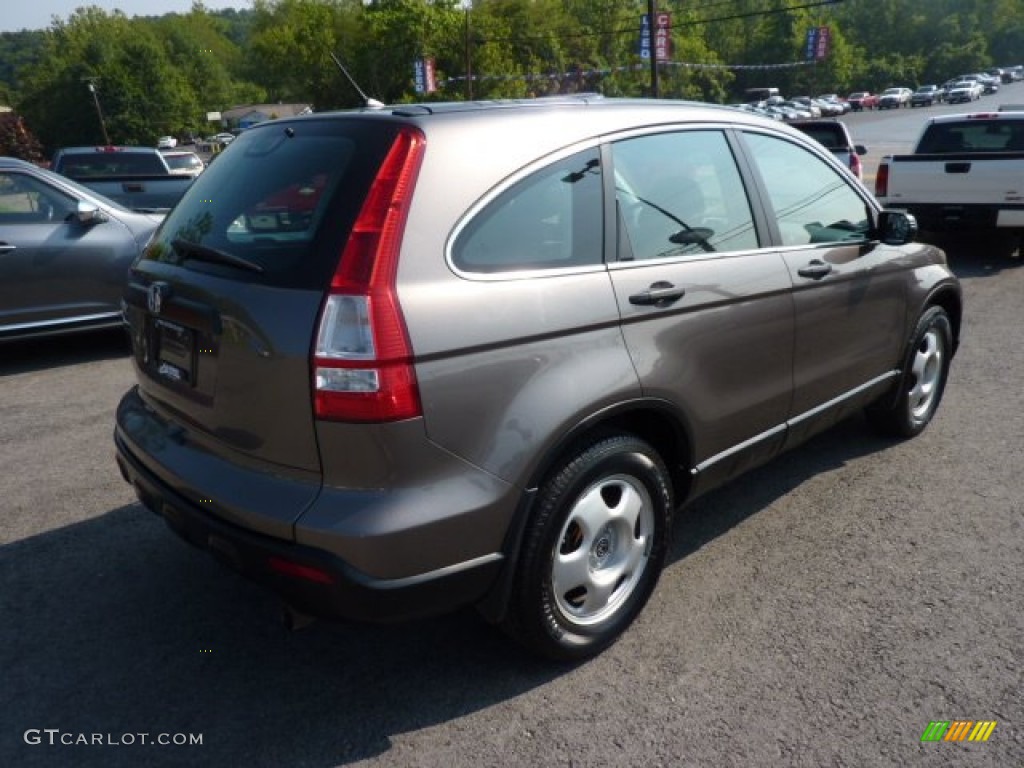 2009 CR-V LX 4WD - Urban Titanium Metallic / Black photo #7