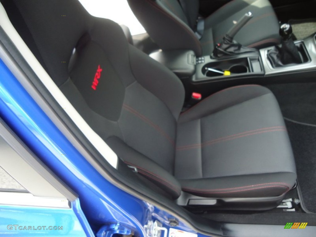 Carbon Black Interior 2011 Subaru Impreza WRX Sedan Photo #69573192