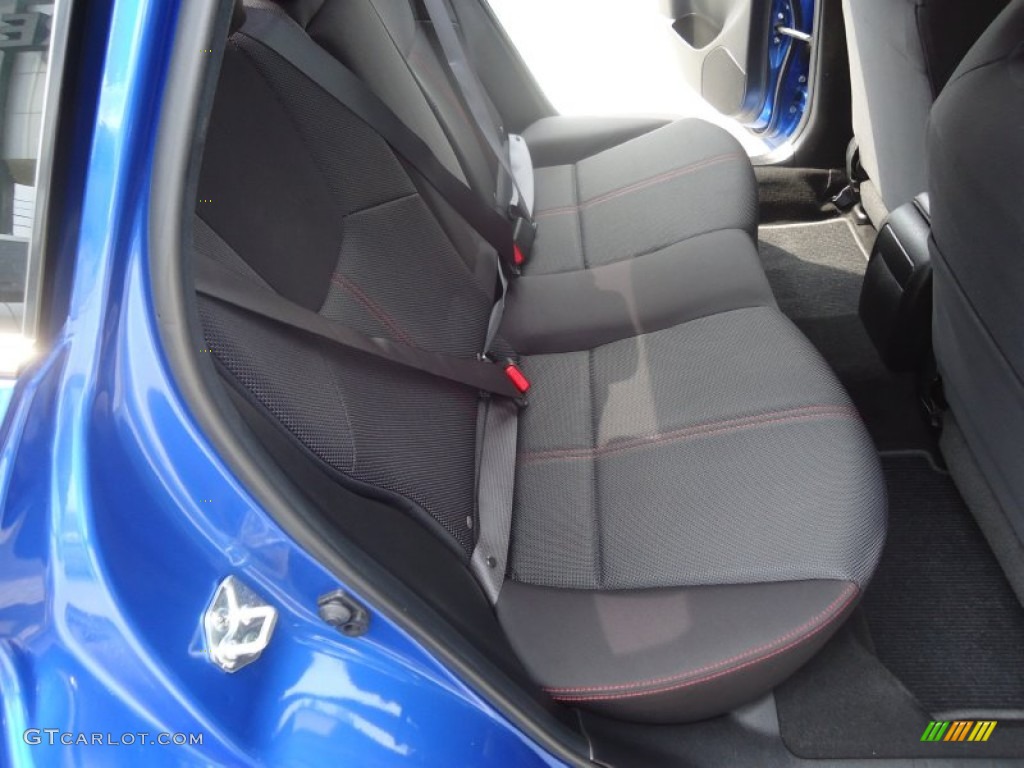 Carbon Black Interior 2011 Subaru Impreza WRX Sedan Photo #69573201