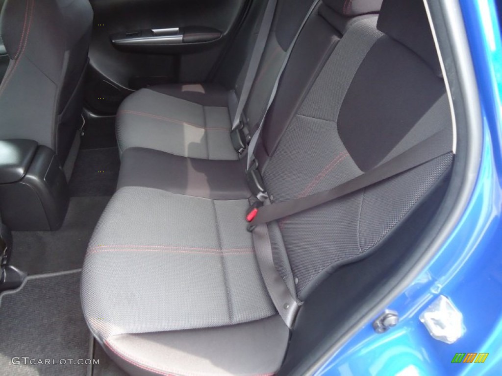 Carbon Black Interior 2011 Subaru Impreza WRX Sedan Photo #69573210