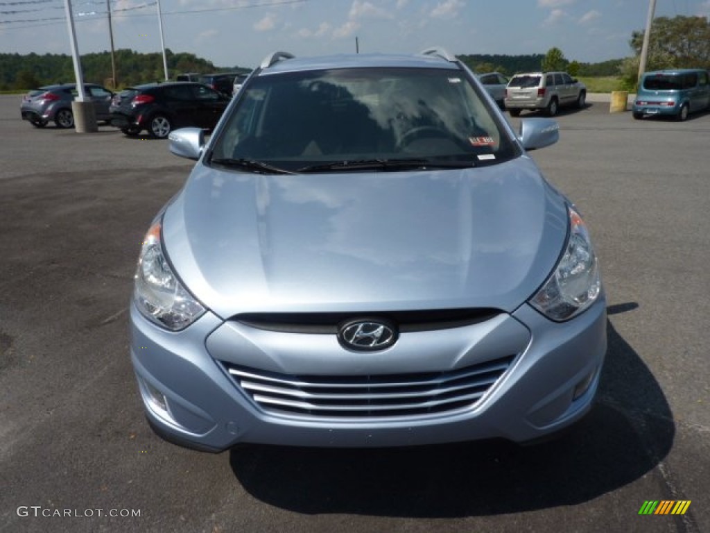 2013 Tucson GLS AWD - Aurora Blue / Taupe photo #2