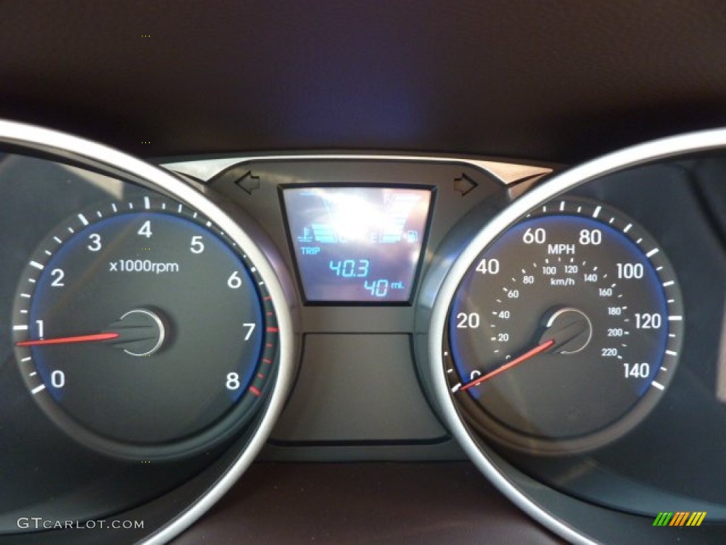 2013 Hyundai Tucson GLS AWD Gauges Photo #69574194