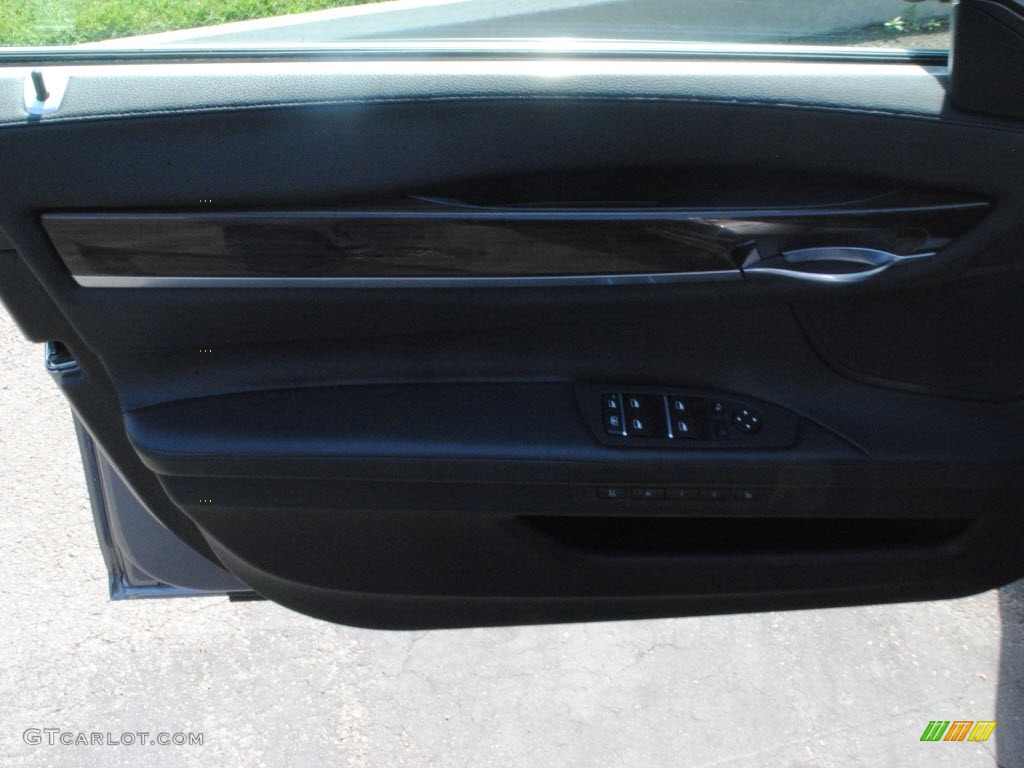 2009 7 Series 750Li Sedan - Space Grey Metallic / Black Nappa Leather photo #17