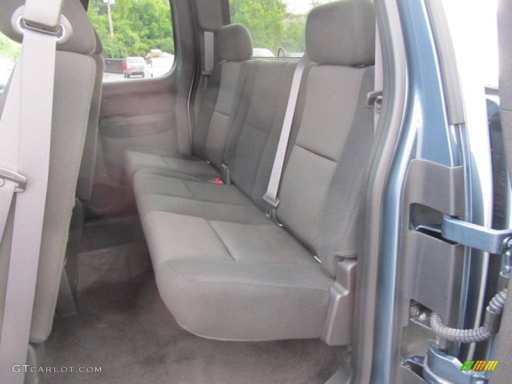 Ebony Interior 2011 Chevrolet Silverado 2500HD LT Extended Cab 4x4 Photo #69576108