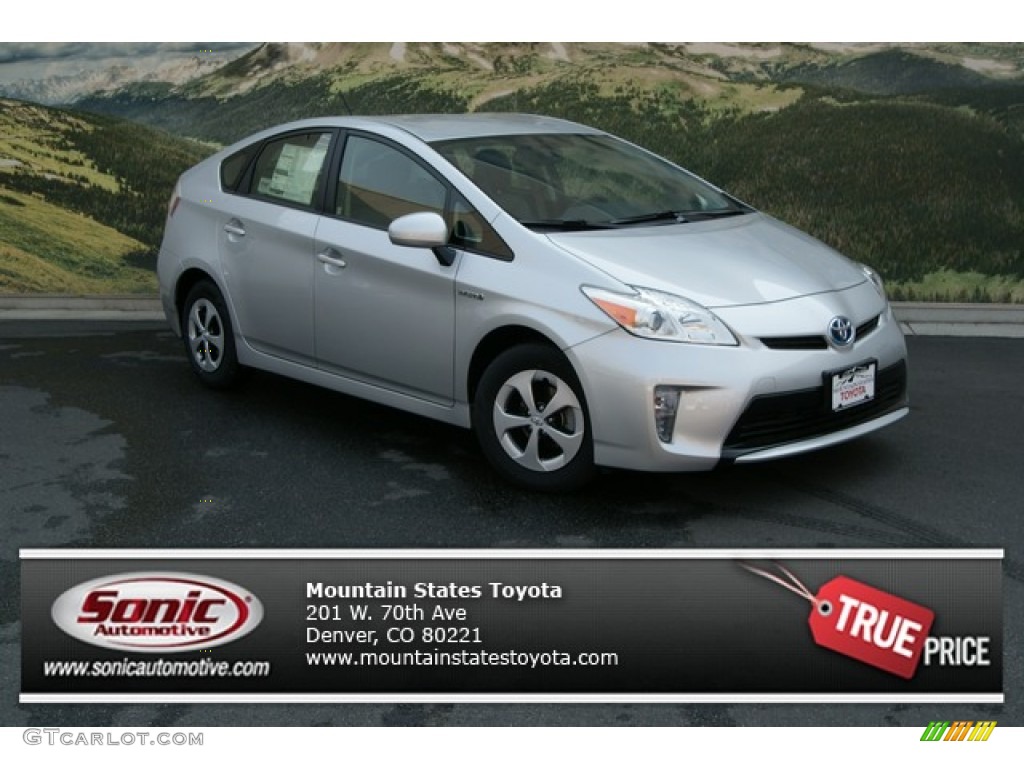 2012 Prius 3rd Gen Four Hybrid - Classic Silver Metallic / Dark Gray photo #1