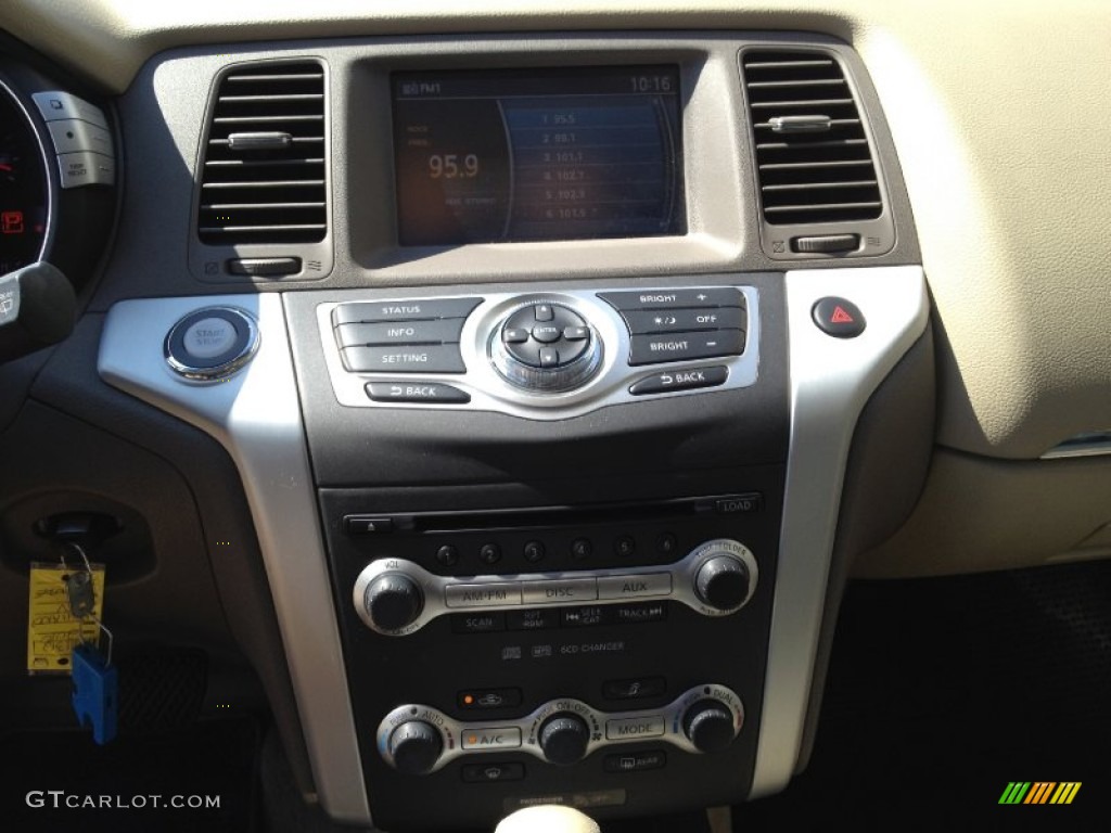 2010 Murano SL AWD - Tinted Bronze Metallic / Beige photo #11