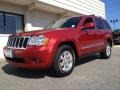 2009 Blaze Red Crystal Pearl Jeep Grand Cherokee Limited 4x4  photo #1