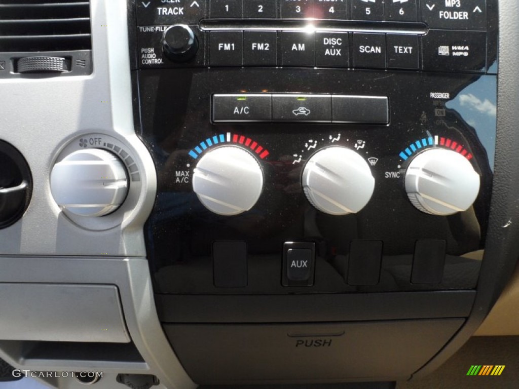 2008 Tundra Double Cab - Blue Streak Metallic / Beige photo #41