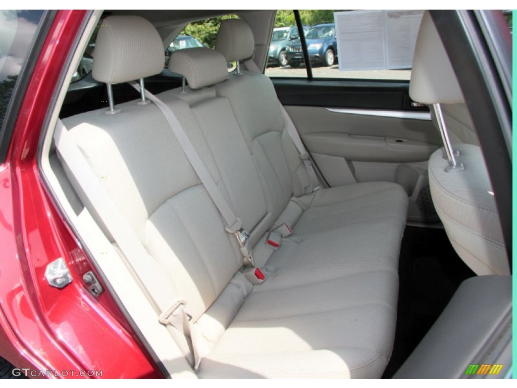 2011 Outback 2.5i Wagon - Ruby Red Pearl / Warm Ivory photo #15
