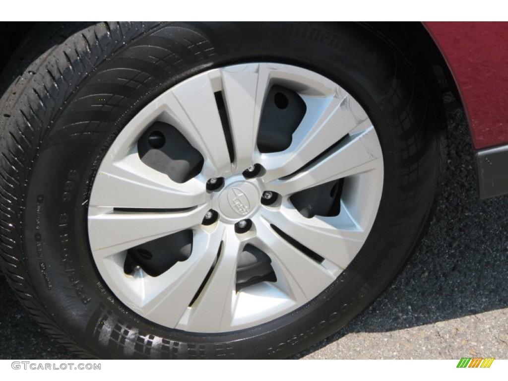 2011 Outback 2.5i Wagon - Ruby Red Pearl / Warm Ivory photo #18