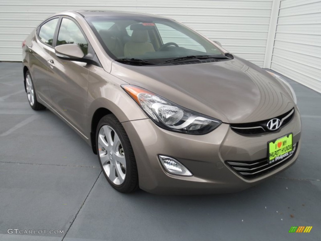 2013 Elantra Limited - Desert Bronze / Beige photo #1