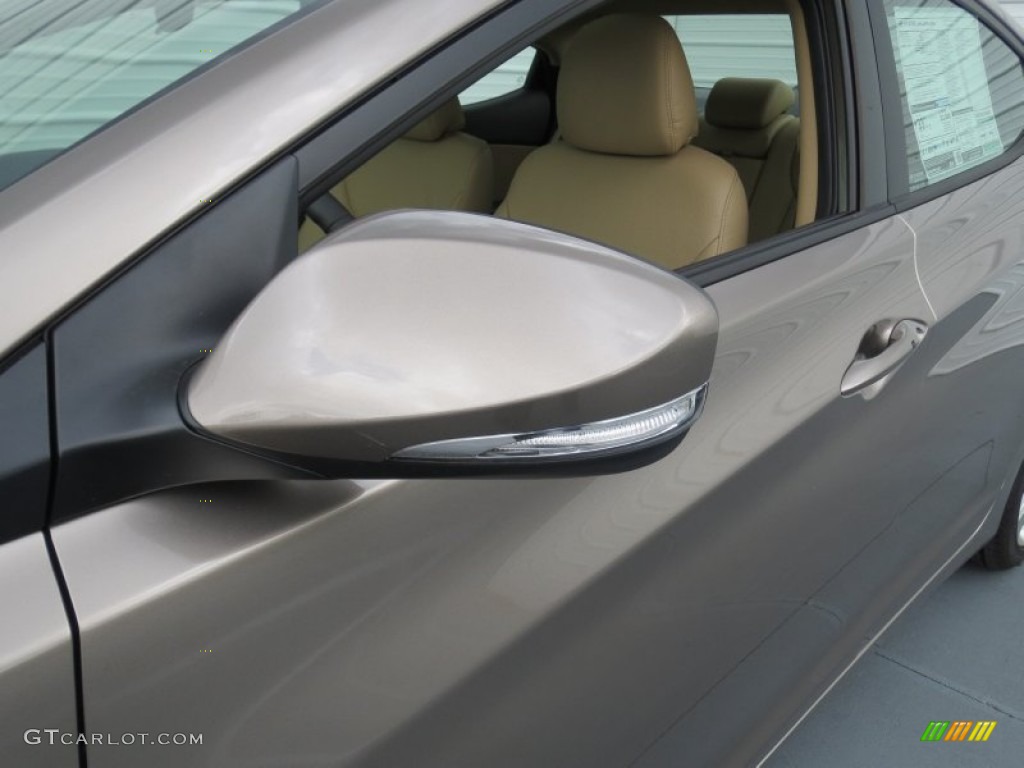 2013 Elantra Limited - Desert Bronze / Beige photo #11