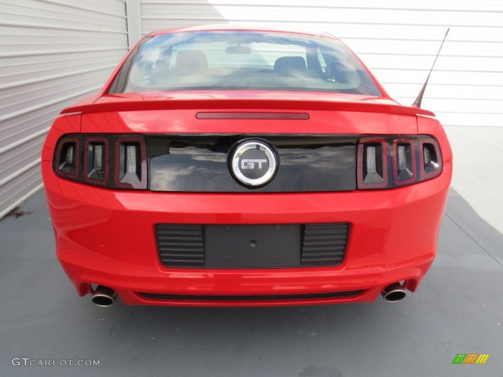 2013 Mustang GT Coupe - Race Red / Charcoal Black photo #4