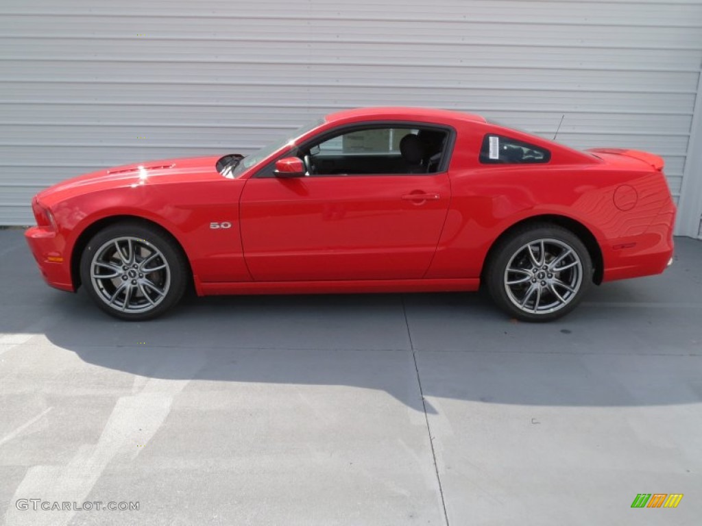 2013 Mustang GT Coupe - Race Red / Charcoal Black photo #5