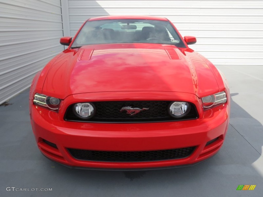 2013 Mustang GT Coupe - Race Red / Charcoal Black photo #7