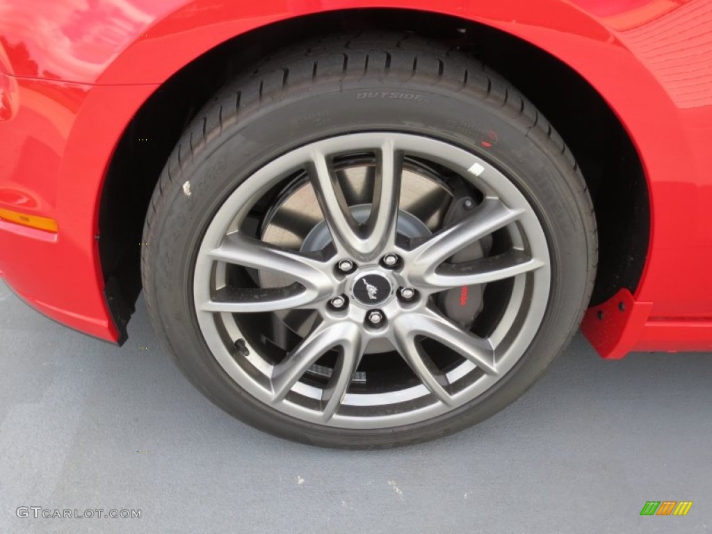 2013 Mustang GT Coupe - Race Red / Charcoal Black photo #8