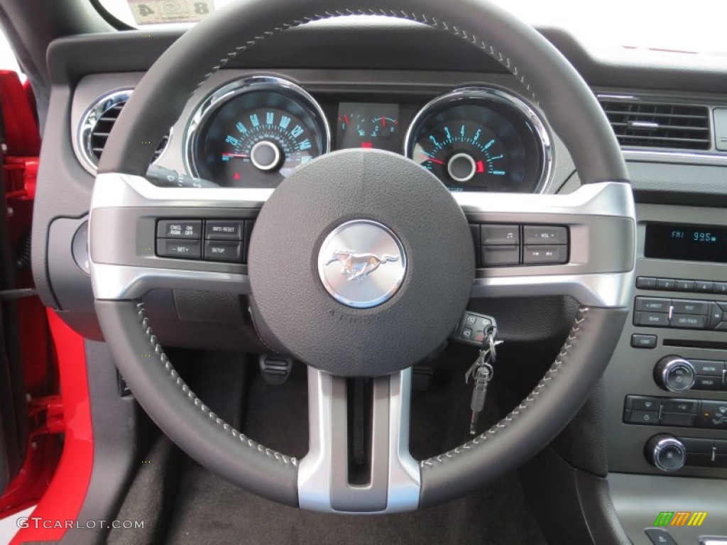 2013 Mustang GT Coupe - Race Red / Charcoal Black photo #25