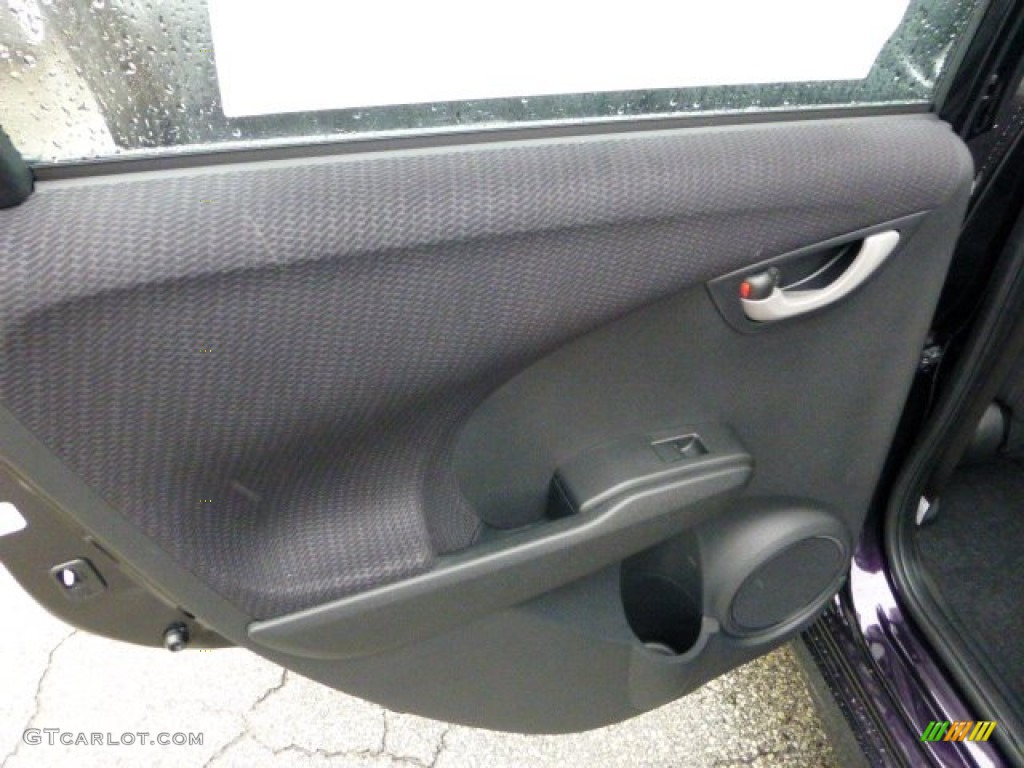 2013 Honda Fit Sport Sport Black Door Panel Photo #69580677