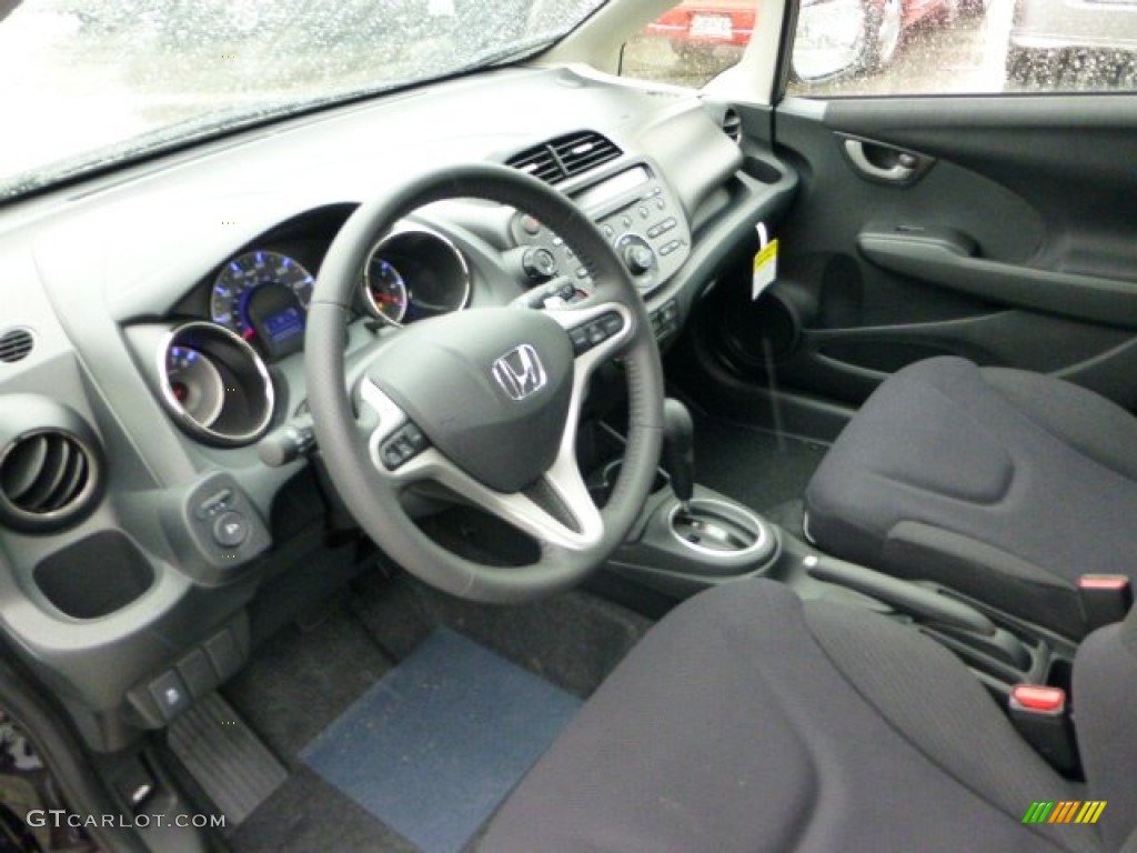 Sport Black Interior 2013 Honda Fit Sport Photo #69580695