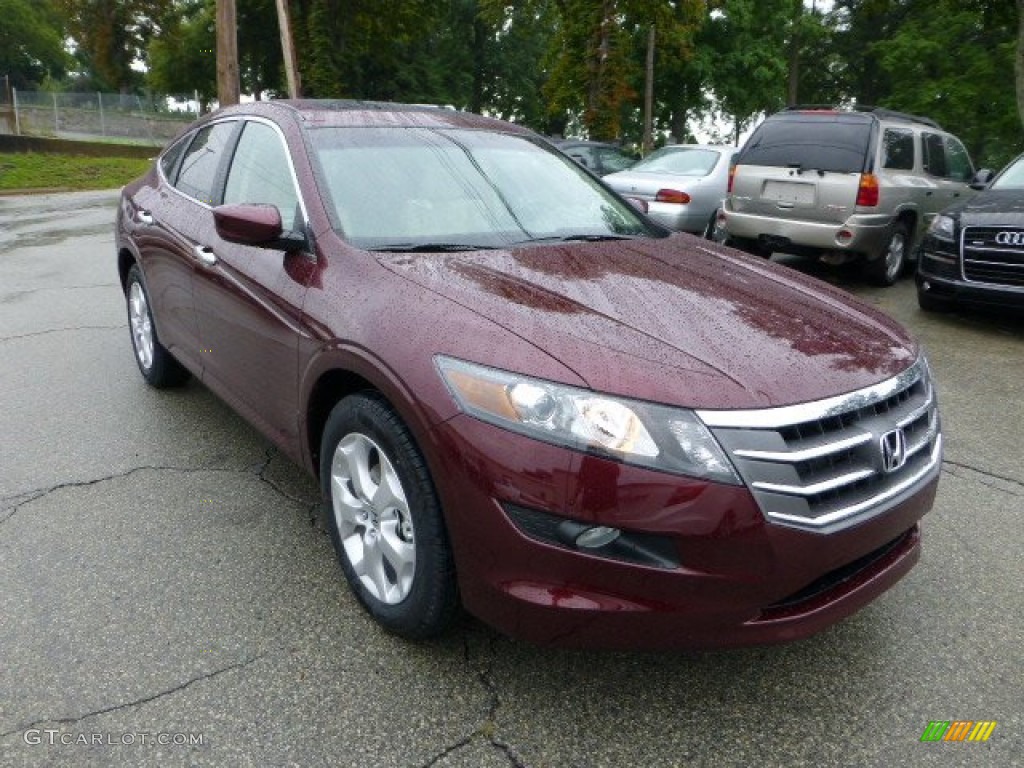 2012 Accord Crosstour EX-L 4WD - Basque Red Pearl II / Ivory photo #6