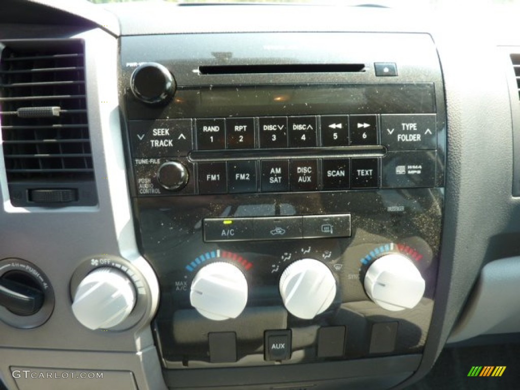 2010 Tundra Double Cab 4x4 - Super White / Graphite Gray photo #14