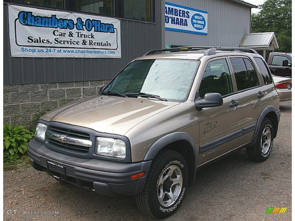 2003 Tracker ZR2 4WD Hard Top - Light Bronzemist Metallic / Medium Gray photo #1