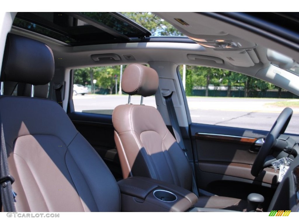 Espresso Brown Interior 2012 Audi Q7 3.0 TFSI quattro Photo #69584436