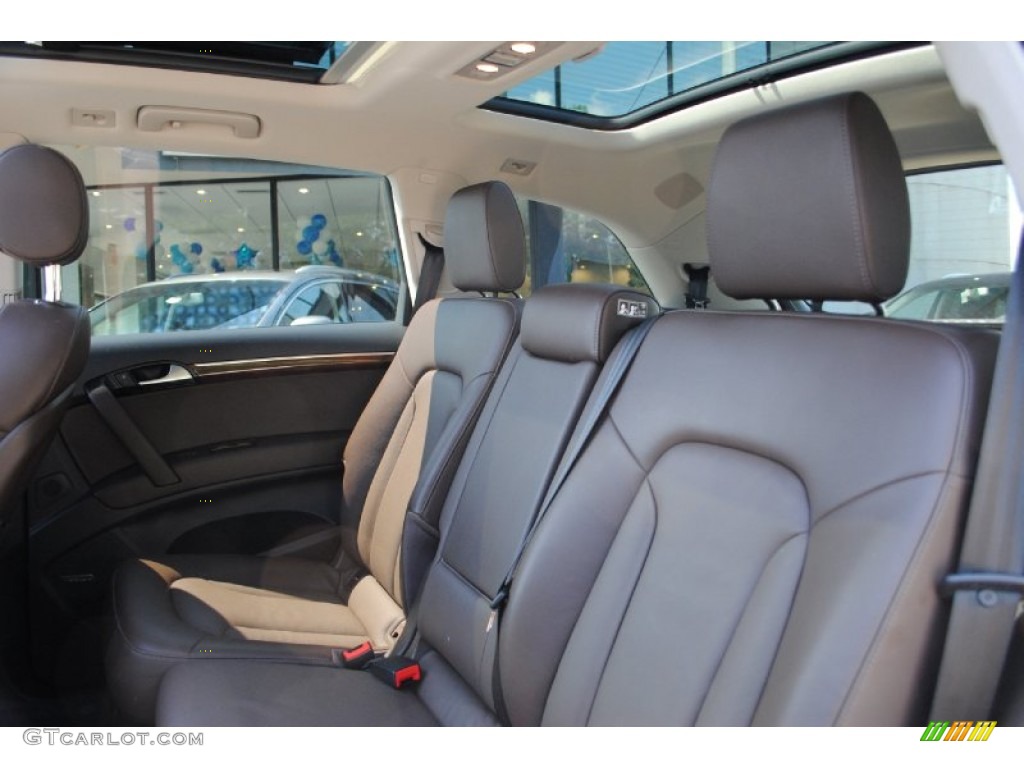 Espresso Brown Interior 2012 Audi Q7 3.0 TFSI quattro Photo #69584468