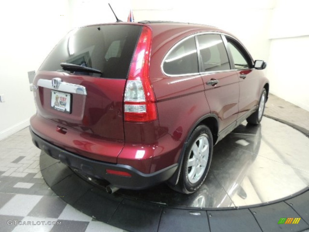 2009 CR-V EX 4WD - Tango Red Pearl / Gray photo #6