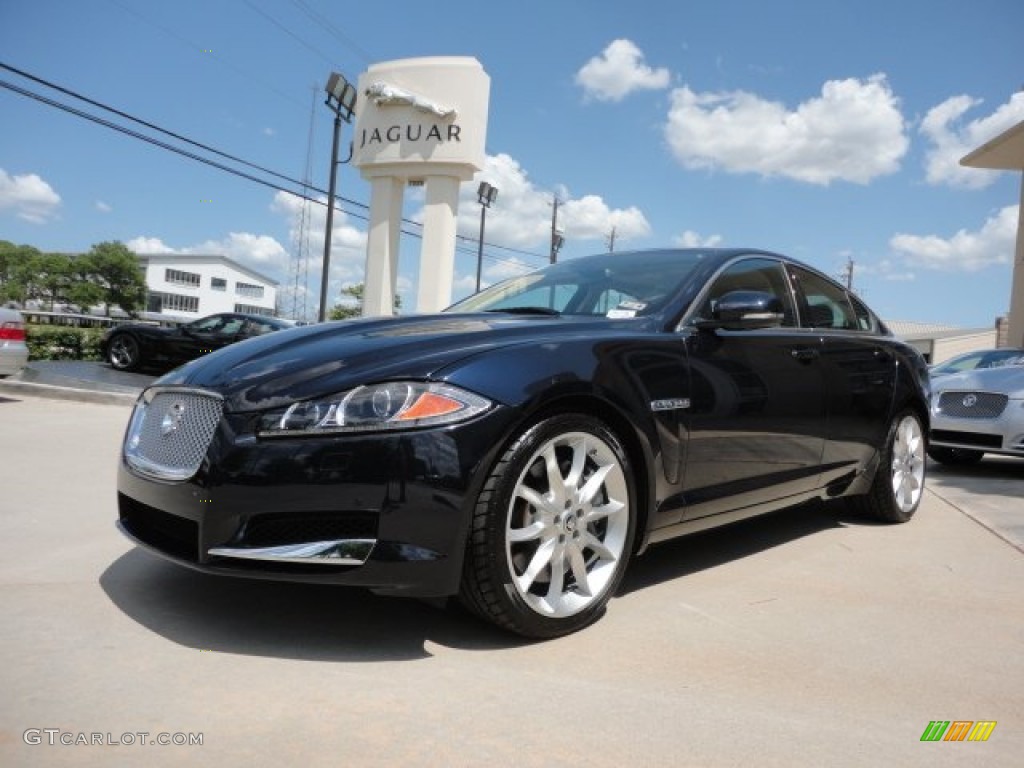 Azurite Blue Metallic 2012 Jaguar XF Supercharged Exterior Photo #69585513