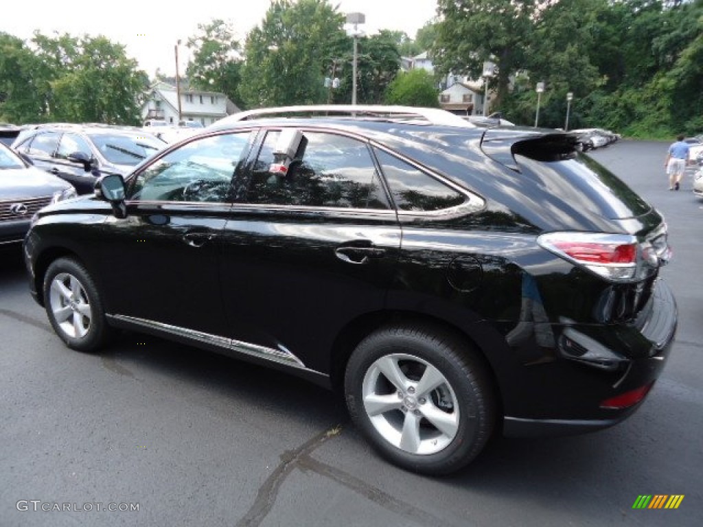 2013 RX 350 AWD - Obsidian Black / Light Gray/Ebony Birds Eye Maple photo #2