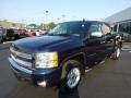 2009 Imperial Blue Metallic Chevrolet Silverado 1500 LT Crew Cab 4x4  photo #7