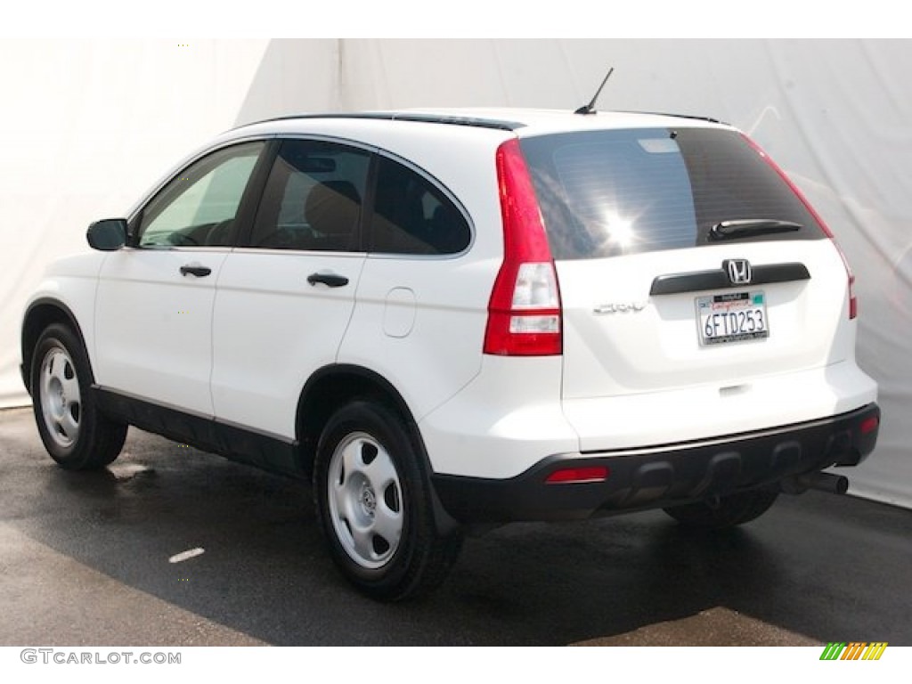 2009 CR-V LX - Taffeta White / Gray photo #2