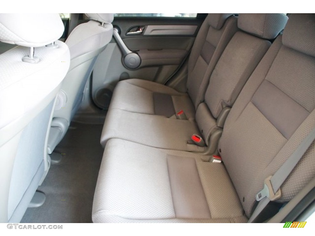 2009 CR-V LX - Taffeta White / Gray photo #4