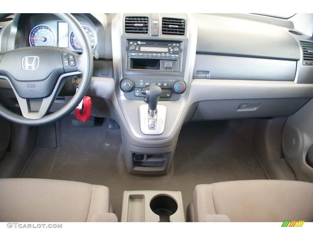 2009 CR-V LX - Taffeta White / Gray photo #5