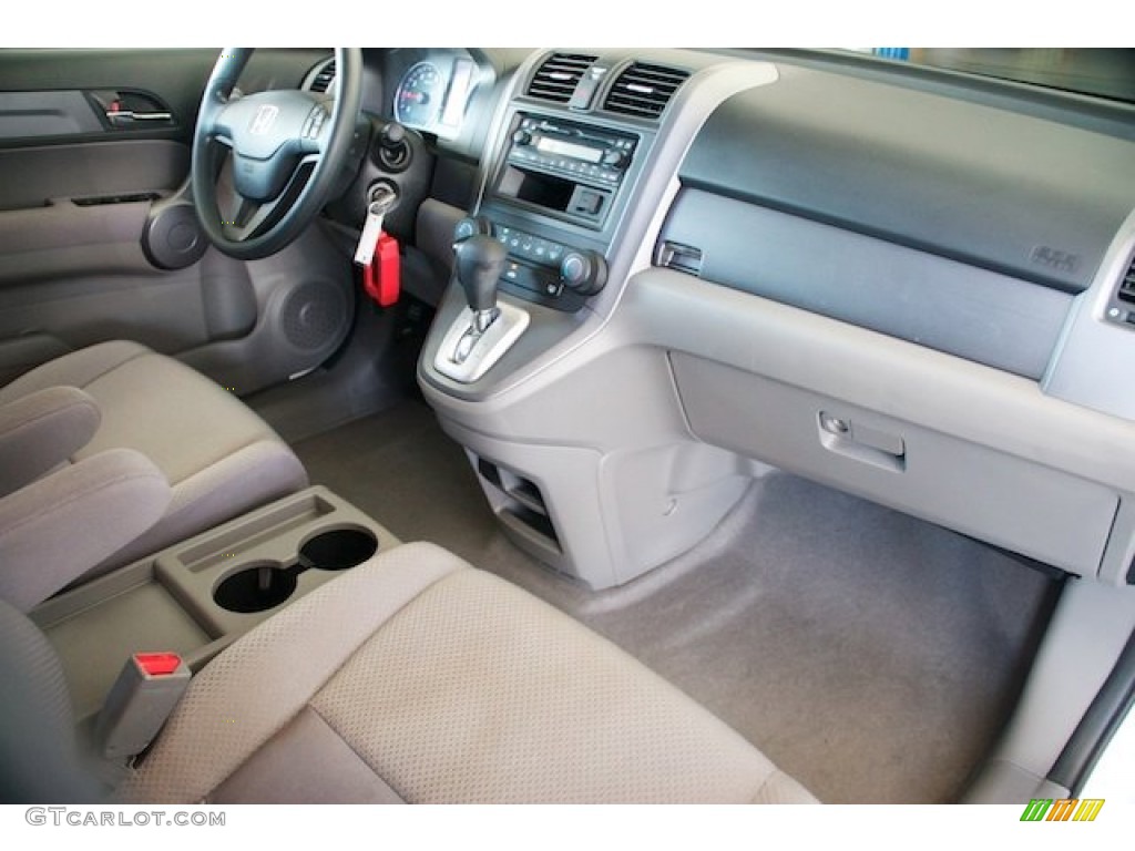 2009 CR-V LX - Taffeta White / Gray photo #22