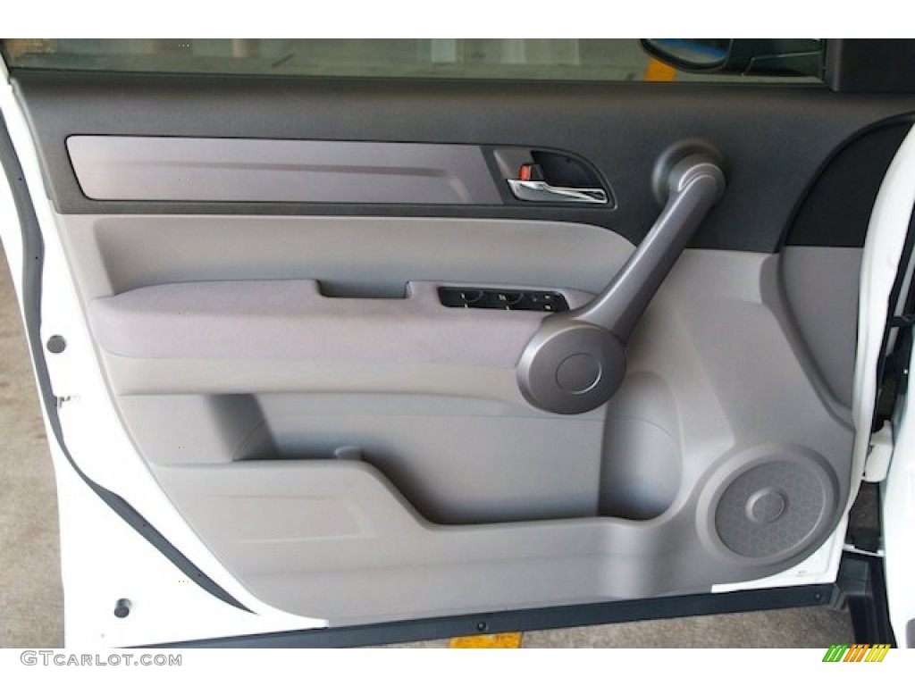2009 CR-V LX - Taffeta White / Gray photo #25