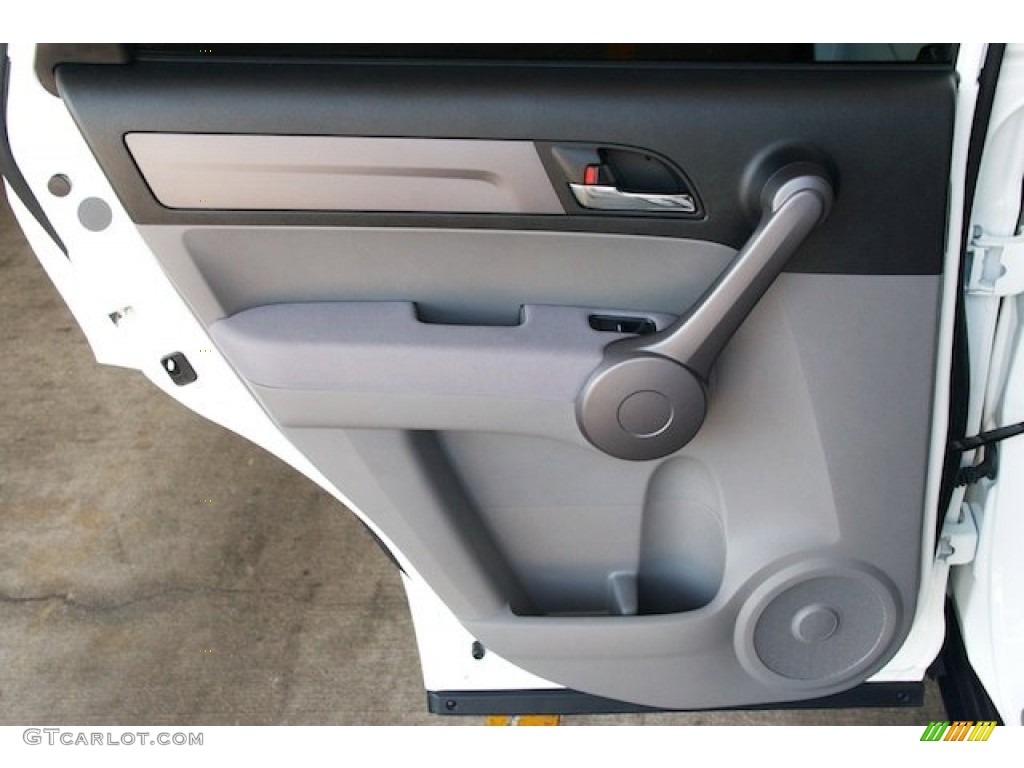 2009 CR-V LX - Taffeta White / Gray photo #26