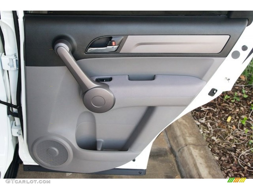 2009 CR-V LX - Taffeta White / Gray photo #27