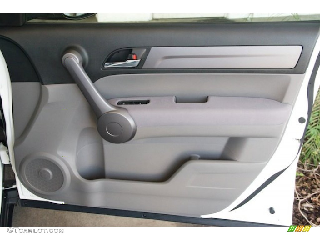 2009 CR-V LX - Taffeta White / Gray photo #28