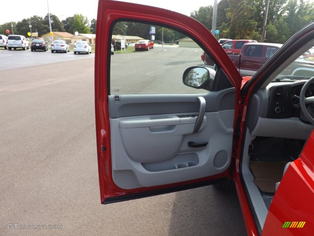 2013 Silverado 1500 LT Crew Cab - Victory Red / Light Titanium/Dark Titanium photo #14