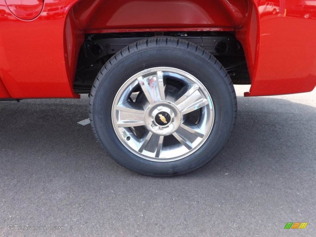 2013 Silverado 1500 LT Crew Cab - Victory Red / Light Titanium/Dark Titanium photo #18