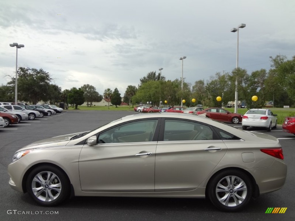 Camel Pearl 2011 Hyundai Sonata Limited Exterior Photo #69587718