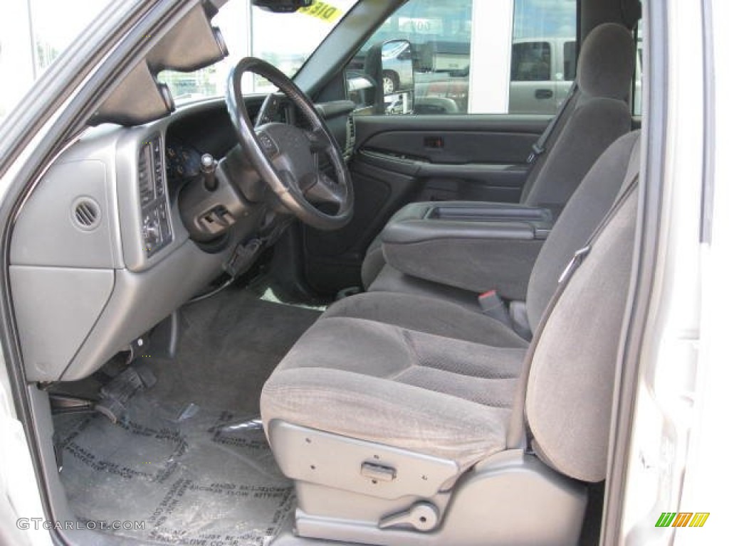 2007 Silverado 3500HD Classic LT Crew Cab 4x4 Dually - Silver Birch Metallic / Dark Charcoal photo #3