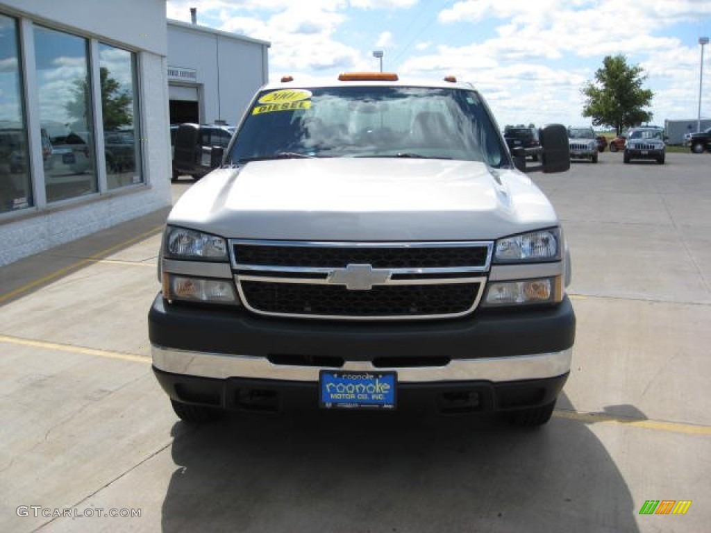 2007 Silverado 3500HD Classic LT Crew Cab 4x4 Dually - Silver Birch Metallic / Dark Charcoal photo #9