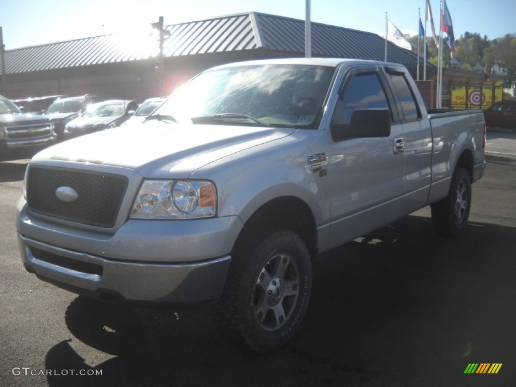 2006 F150 XLT SuperCab 4x4 - Silver Metallic / Medium/Dark Flint photo #6