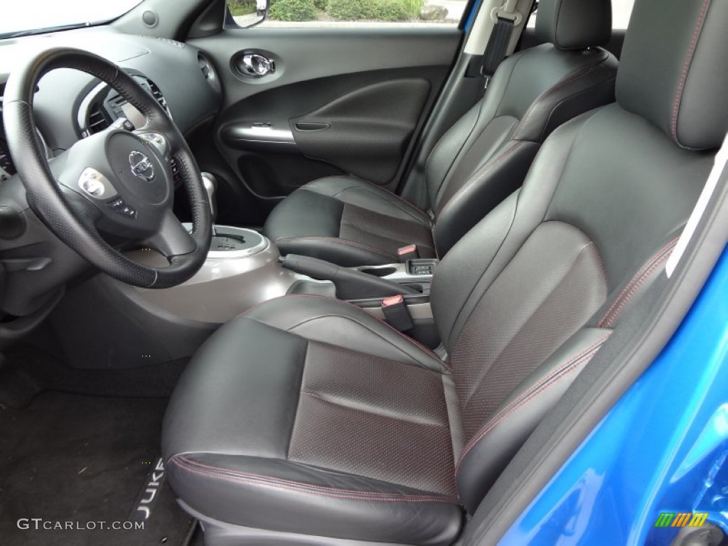 Black/Red w/Red Trim Interior 2011 Nissan Juke SL Photo #69589389